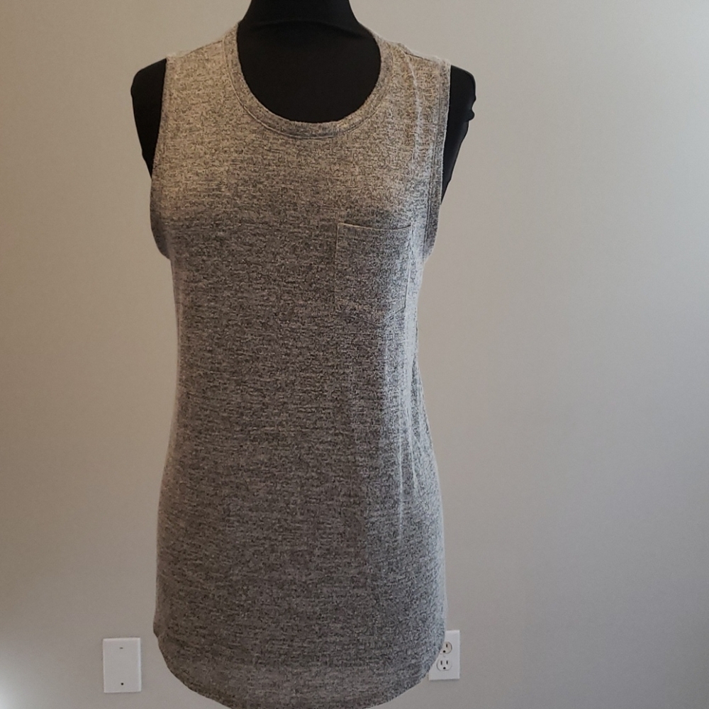 Heather Grey Sleeveless Top